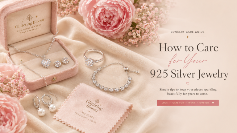 How to Care for Your Silver Jewelry | Glittering Bloom