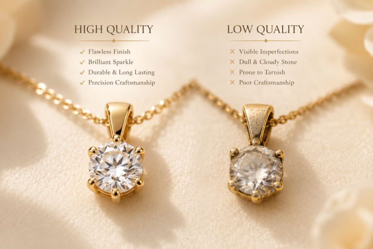 How to Spot Low Quality Jewelry — 7 Signs to Watch Out For | Glittering Bloom